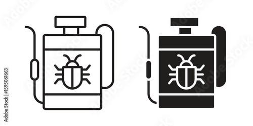 Pesticide icon Vector isolated design element. EPS10