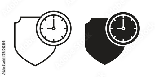 Long term icon Vector isolated design element. EPS10