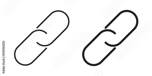 Link icon Vector isolated design element. EPS10