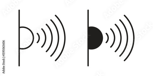 Infrared icon Vector isolated design element. EPS10