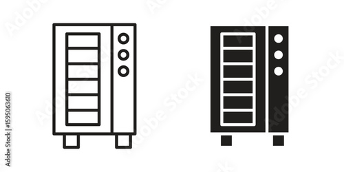 Infrared heat cabin icon Vector isolated design element. EPS10