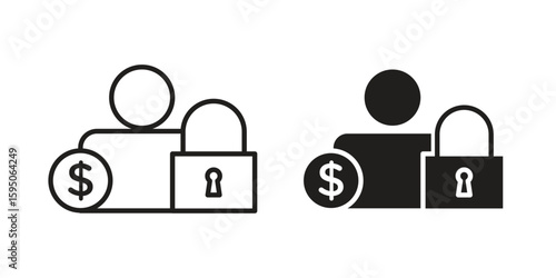 Guarantor icon Vector isolated design element. EPS10