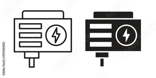 Generator icon Vector isolated design element. EPS10
