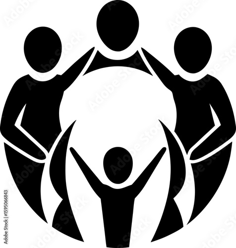 family symbol vector
