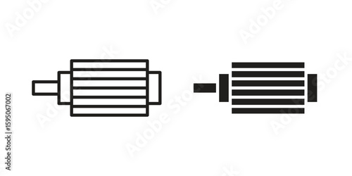 Car alternator icon Vector isolated design element. EPS10