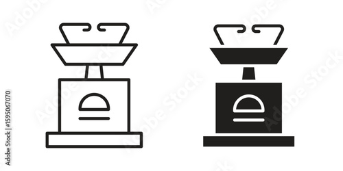 Camping gas icon Vector isolated design element. EPS10
