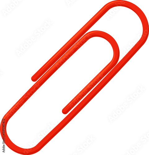 Red paperclip element