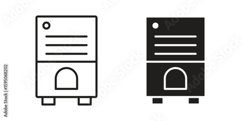 Air purifier icon Vector isolated design element. EPS10