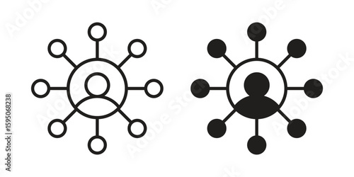 Affiliate marketing icon Vector isolated design element. EPS10