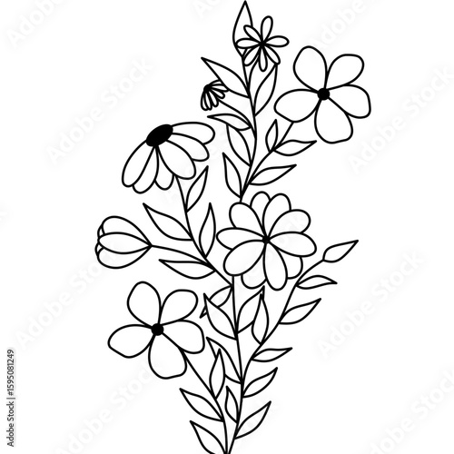 branch with flowers