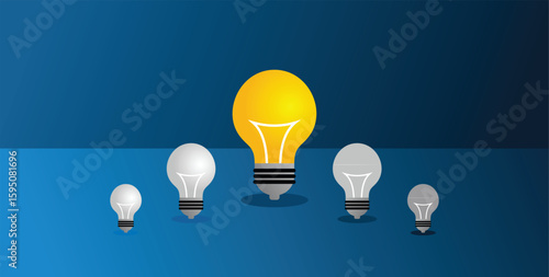 picture of a light bulb to illustrate a brilliant idea