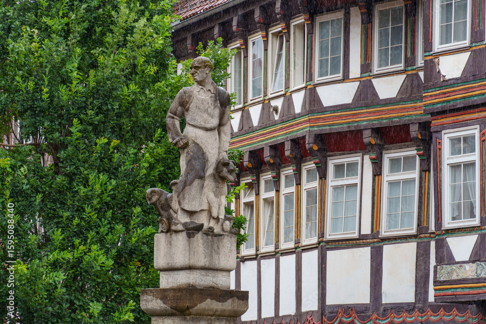 Fototapeta premium Die Fachwerkstadt Einbeck im Harz