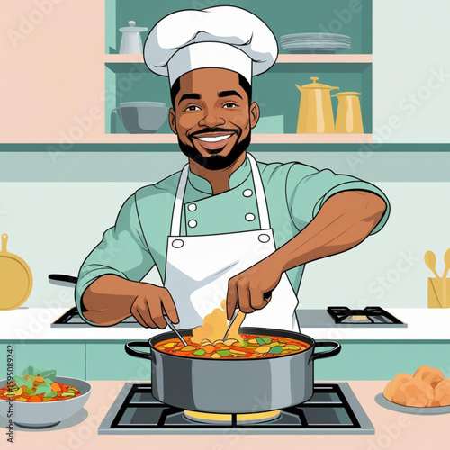 chef in uniform