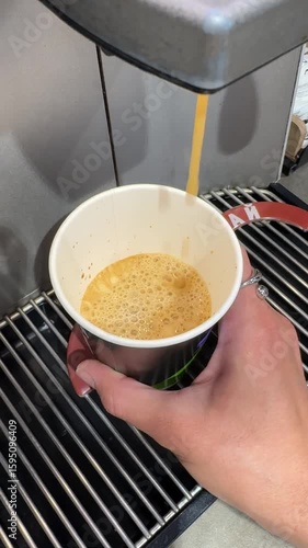 coffee in a cafe