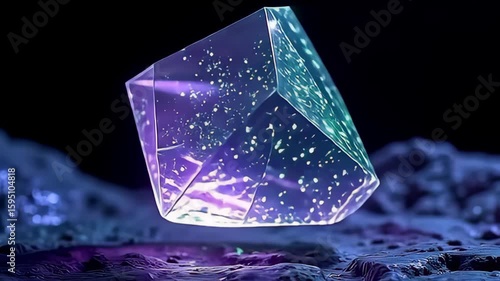 angstrom enamor waver prism particle with throbbing starlight incandescence levitate weightlessly, it skin teem with active convention that change and wave same waves, showcasing angstrom