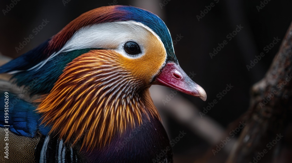 Obraz premium Colorful bird close-up