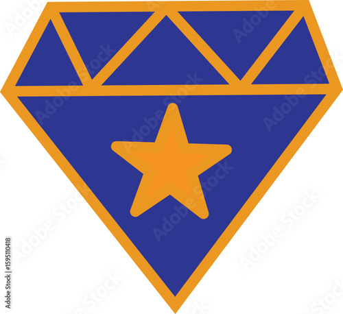 �Diamond icon representing premium SEO service, quality backlink or digital reputation with transparent background