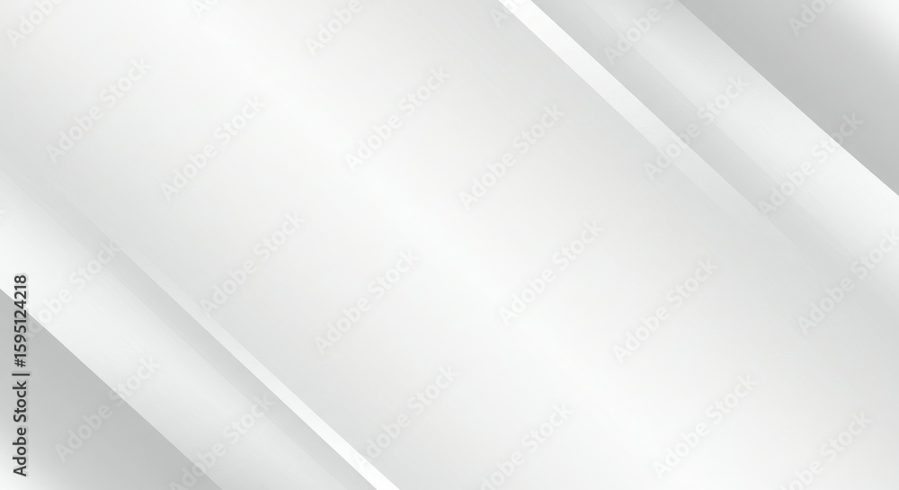 Obraz premium Abstract White and Grey Minimalist Background with Diagonal Lines