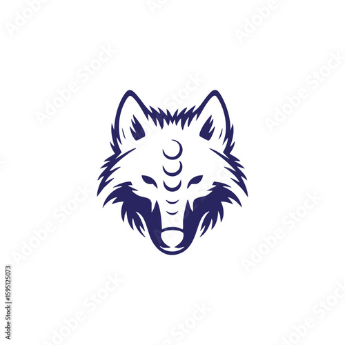 ANGRY WOLF HEAD VECTOR