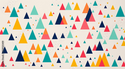 Colorful geometric triangle...