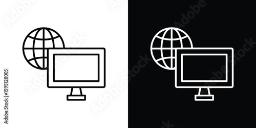 Remote Access icon in simple linear style.
