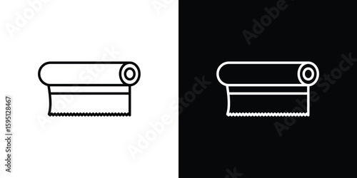 Print screen icon in simple linear style.