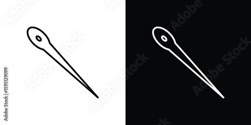 Needle icon elements. A modern flat and line icons set