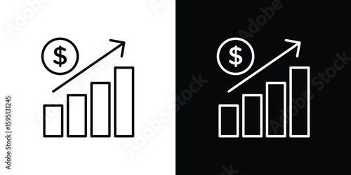 Fiscal policy icon in simple linear style.