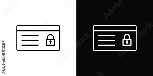 Credit limit icon in simple linear style.