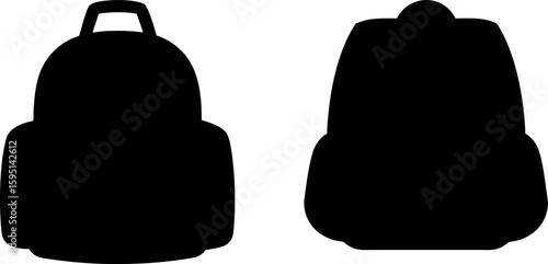 Black backpack vector, backpack art, backpack vector art design, Vector of backpack art, backpack isolated
