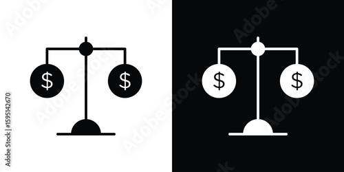 Taxes icon vector, solid illustration, pictogram set.