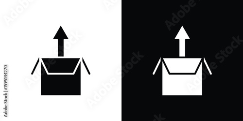 Product release icon vector, solid illustration, pictogram set.