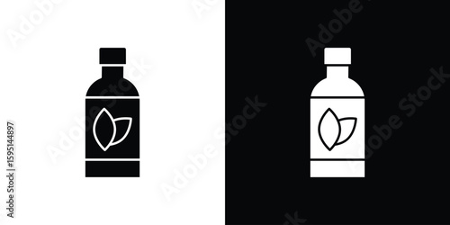 Olive oil icon vector, solid illustration, pictogram set.