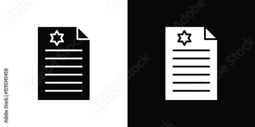 License icon vector, solid illustration, pictogram set.