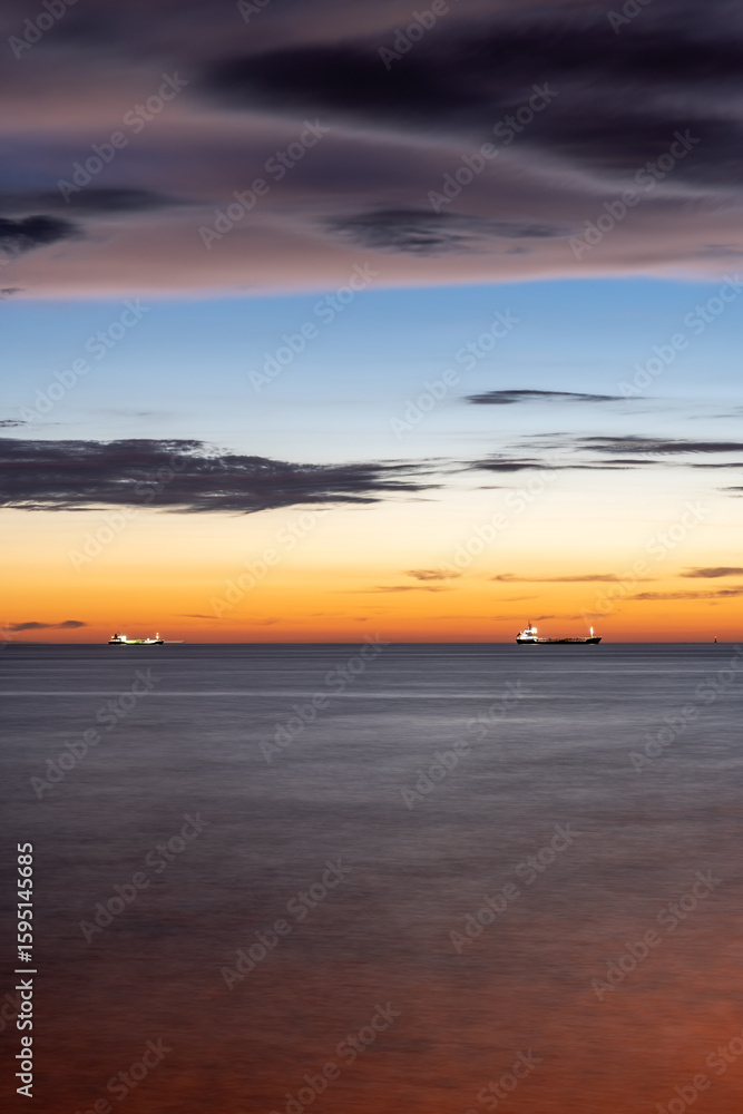 Fototapeta premium Sunset in Kota Kinabalu Sabah Malaysia