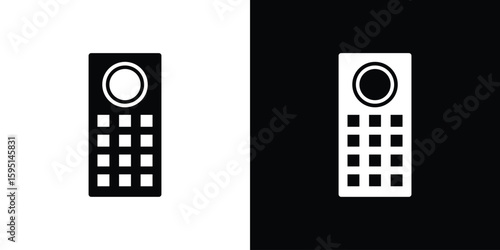 Intercom icon vector, solid illustration, pictogram set.
