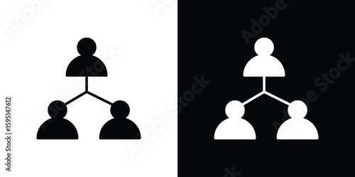 Coordinate icon vector, solid illustration, pictogram set.