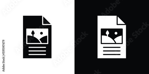 Content icon vector, solid illustration, pictogram set.