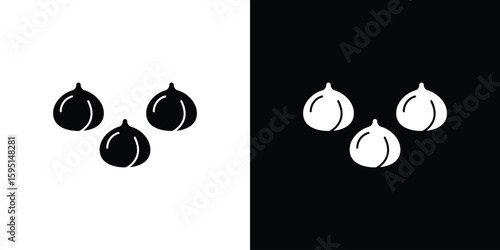 Chickpeas hummus icon vector, solid illustration, pictogram set.