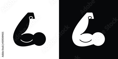 Arm icon vector, solid illustration, pictogram set.