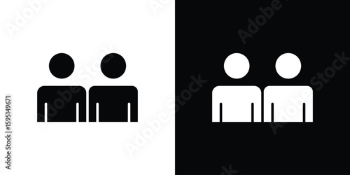 Affiliate link icon vector, solid illustration, pictogram set.