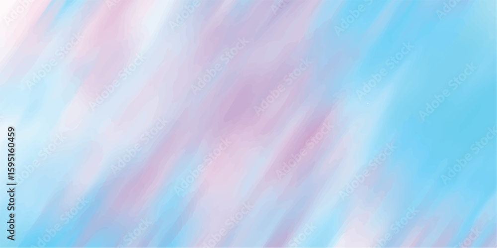 Obraz premium Pastel watercolor gradient in soft pink and blue hues creating a dreamy and artistic effect for digital design applications
