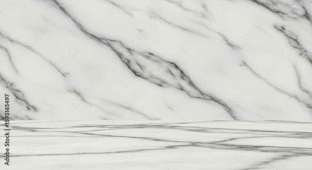 Obraz premium Marble Surface with Veins Elegant Stone Texture Background