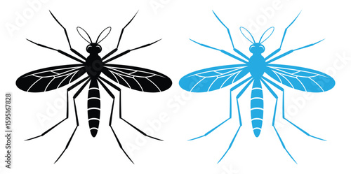 mosquito icon,mosquito logo,mosquito illustrations, isolated on white background, ideal for public health awareness campaigns or educational resources about mosquito-borne diseases