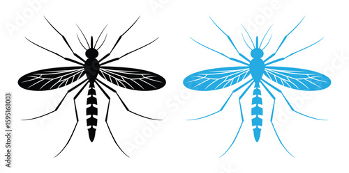 mosquito icon,mosquito logo,mosquito illustrations, isolated on white background, ideal for public health awareness campaigns or educational resources about mosquito-borne diseases