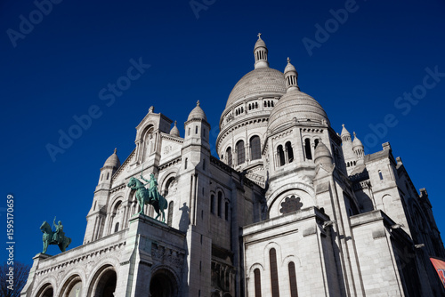 Fotografie Photograph of the Sacre Coeur in Paris, France