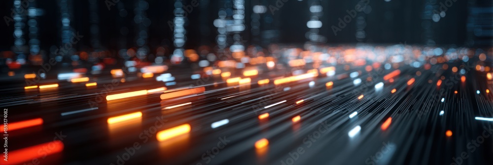 Obraz premium Abstract digital network