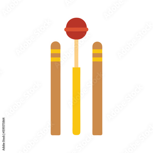 wicket vector illustration