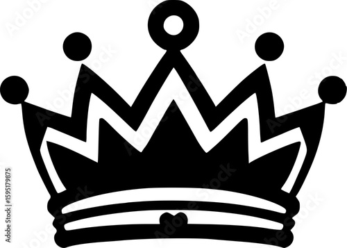 Crown - High Quality Vector Logo - Vector illustration ideal for T-shirt graphic