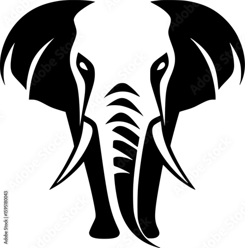 Elephant - High Quality Vector Logo - Vector illustration ideal for T-shirt graphic